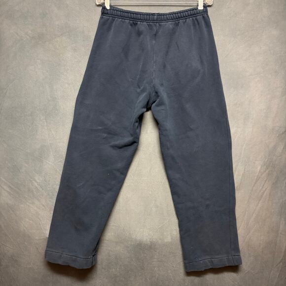 Champion Medium Navy Blue Sweatpants Reverse Weave Fleece Joggers Logo Athletic - Picture 7 of 15